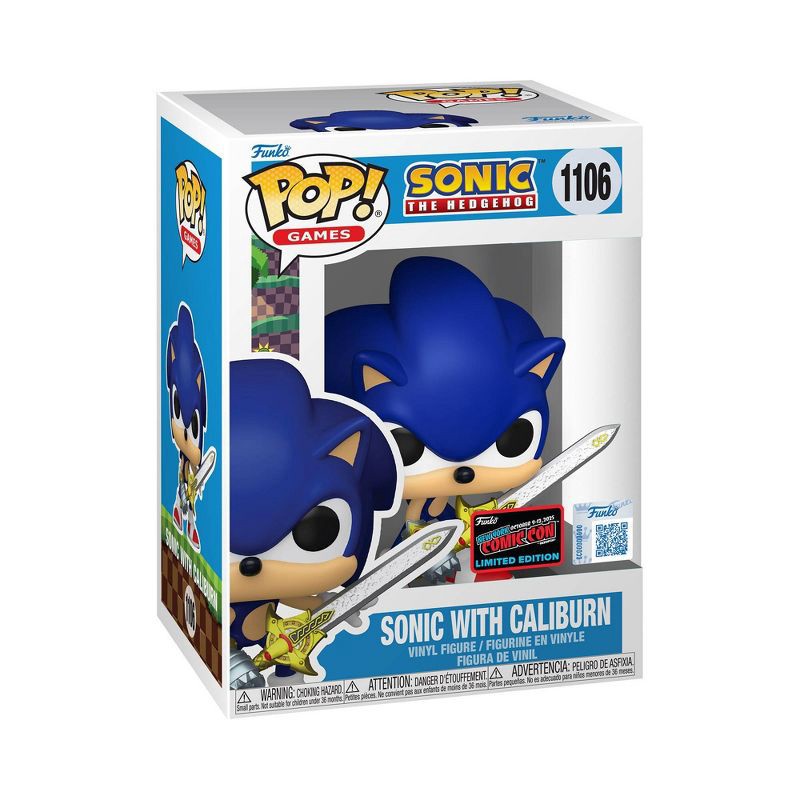 slide 3 of 3, Funko POP! Vinyl: Sonic- Sonic with Caliburn, 1 ct