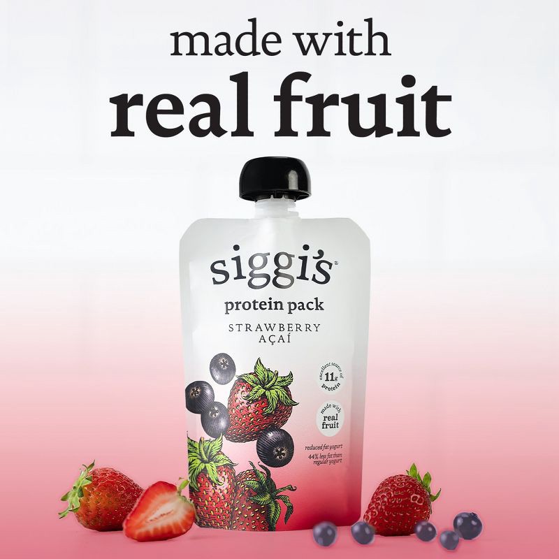 slide 3 of 8, siggi's Strawberry Acai Traditional Yogurt - 4.5oz, 4.5 oz