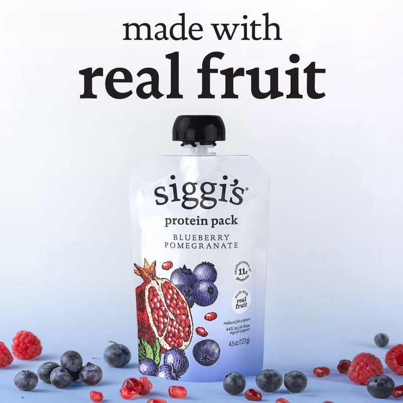 slide 3 of 9, siggi's Blueberry Pomegranate Acai Traditional Yogurt - 4.5oz, 4.5 oz