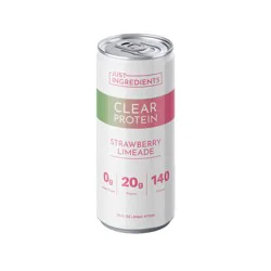 Just Ingredients Strawberry Limeade Flavored Clear Protein - 16 fl oz Can