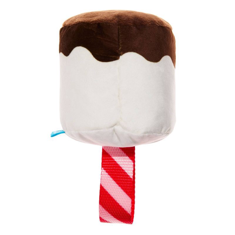 slide 2 of 4, BARK Howly Jowly Holidays Marshmallow Stocking Stuffer Food Shaped Plush Dog Toy, 1 ct