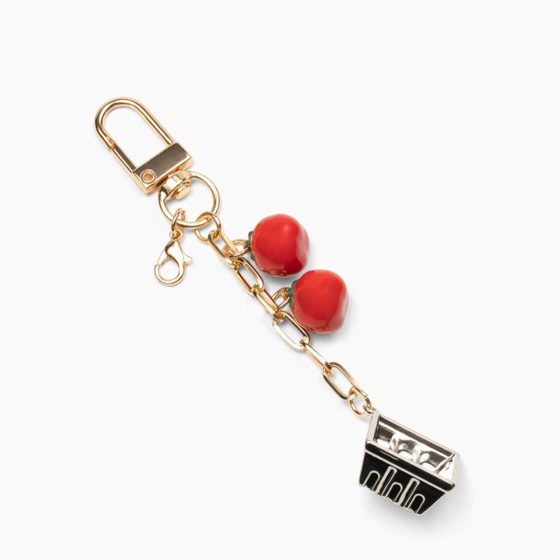 slide 1 of 4, Studio Artifact Lip Charm Keychain Accessory - Tomato, 1 ct