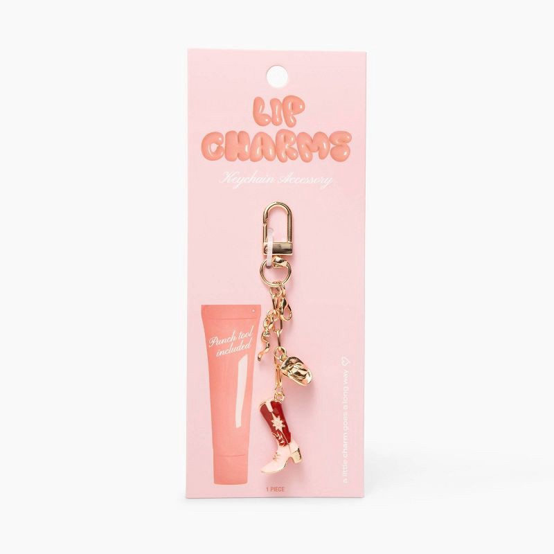 slide 2 of 4, Studio Artifact Lip Charm Keychain Accessory - Western, 1 ct