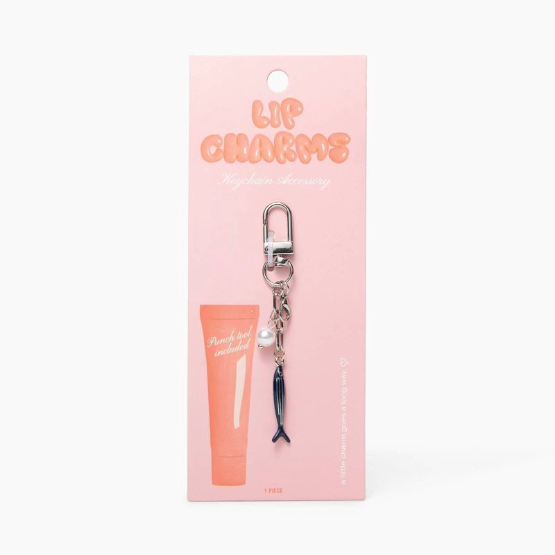 slide 2 of 4, Studio Artifact Lip Charm Keychain Accessory - Fish, 1 ct