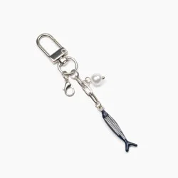 Studio Artifact Lip Charm Keychain Accessory - Fish
