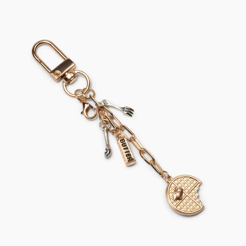 slide 1 of 4, Studio Artifact Lip Charm Keychain Accessory - Waffle, 1 ct