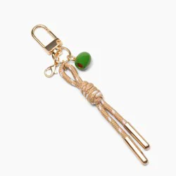 Studio Artifact Lip Charm Keychain Accessory - Olive