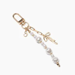 Studio Artifact Lip Charm Keychain Accessory - Pearl