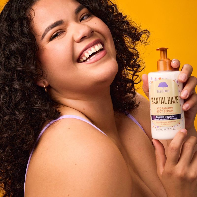 slide 8 of 10, Tree Hut Hydraglow Body Serum - Santal Haze - 11 fl oz, 11 fl oz