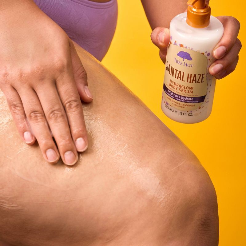 slide 10 of 10, Tree Hut Hydraglow Body Serum - Santal Haze - 11 fl oz, 11 fl oz