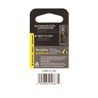 slide 7 of 9, Nite Ize S-Biner MicroLock Stainless Steel, 2 ct