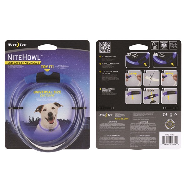 slide 12 of 29, Nite Ize LED Adjustable Dog Collar - Blue, 1 ct