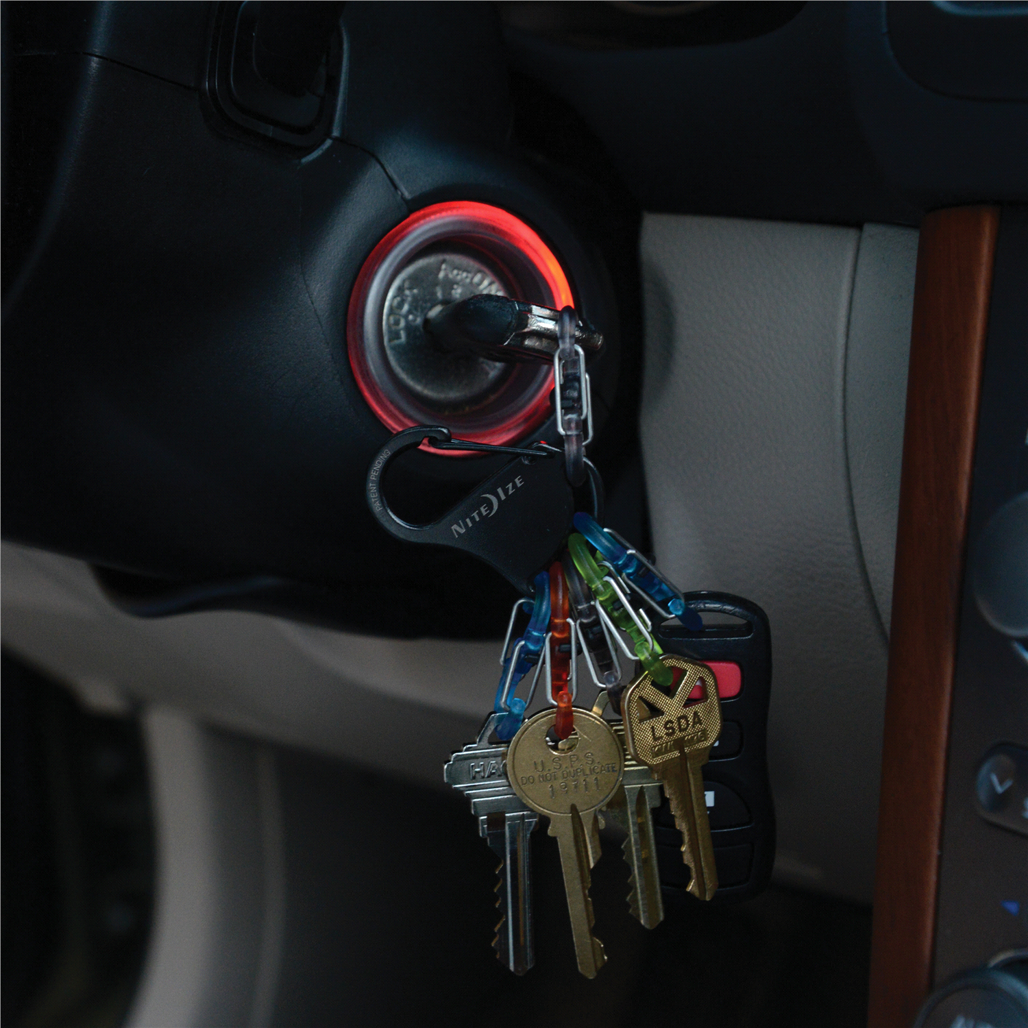 slide 2 of 5, Nite Ize KeyRack Locker S-Biner, 7 ct