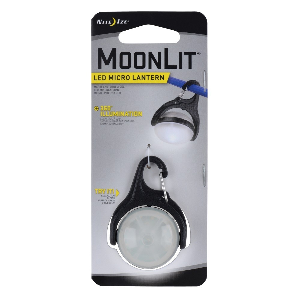 slide 9 of 9, Nite Ize MoonLit LED Micro Lantern - White, 1 ct