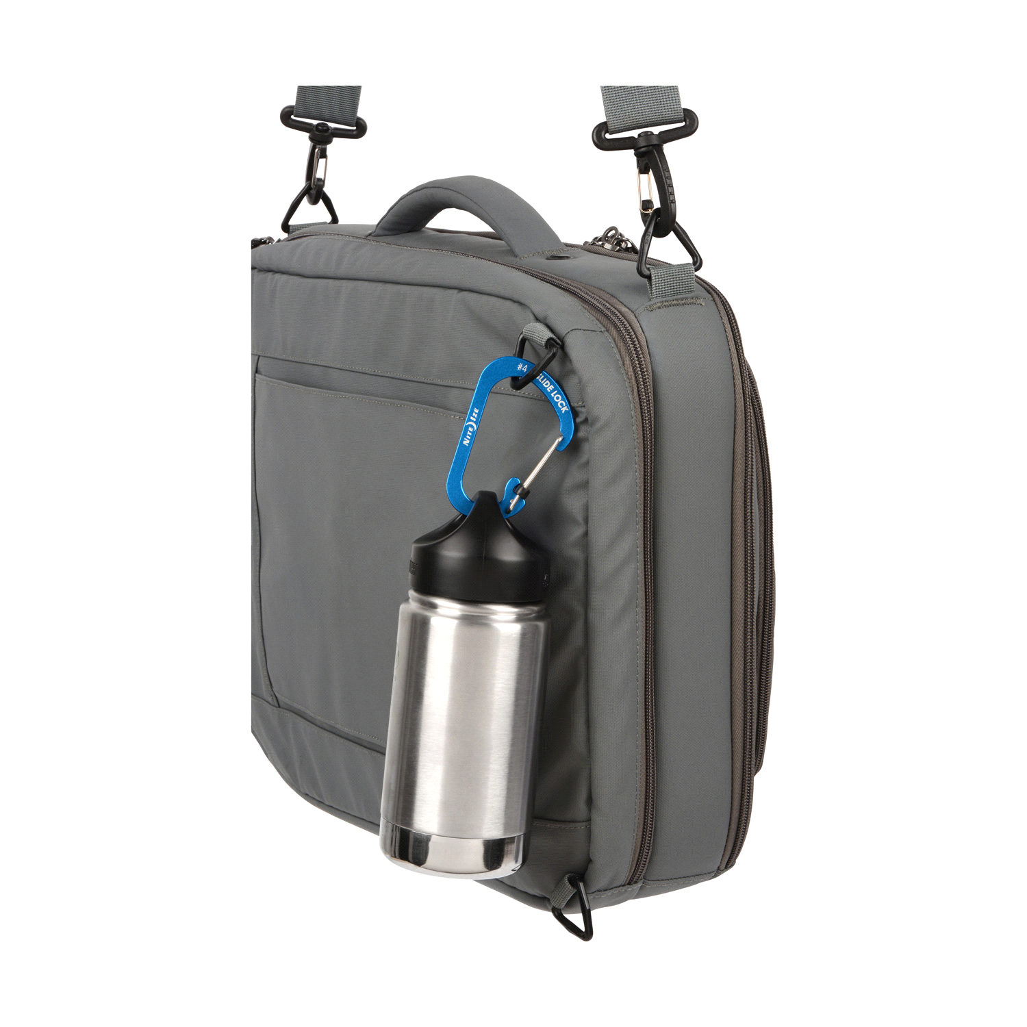 slide 4 of 5, Nite Ize SlideLock Carabiner Aluminum - Blue, 1 ct