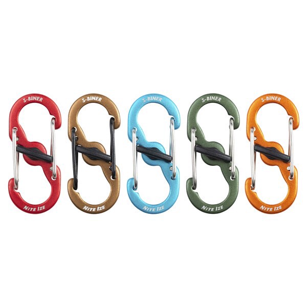 slide 11 of 13, Nite Ize S-Bimder Microlock Aluminum Assorted, 5 ct