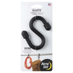 Nite Ize Gear Tie Bendable S-Hook