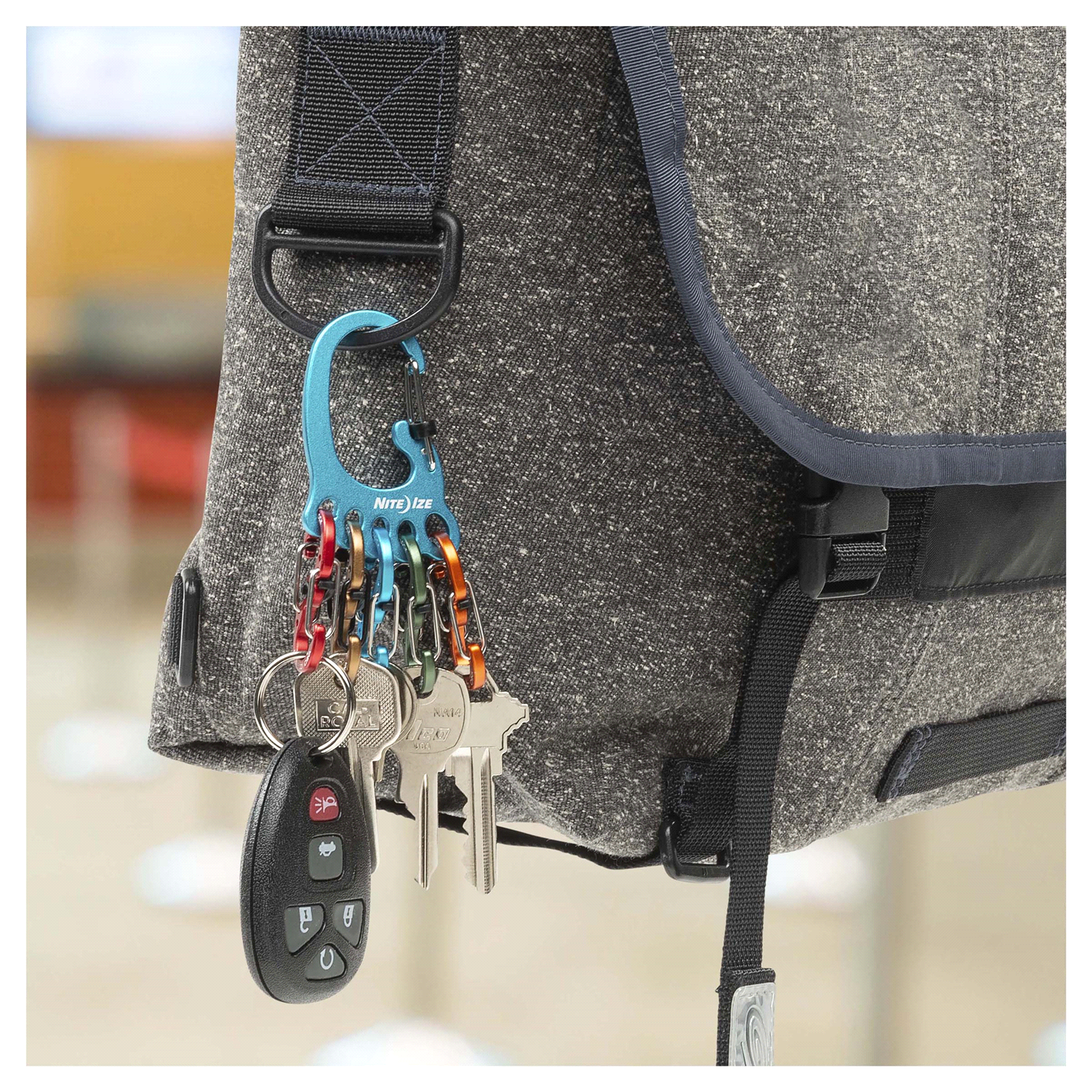 slide 4 of 5, Nite Ize BigFoot Locker KeyRack Aluminum - Assorted, 1 ct