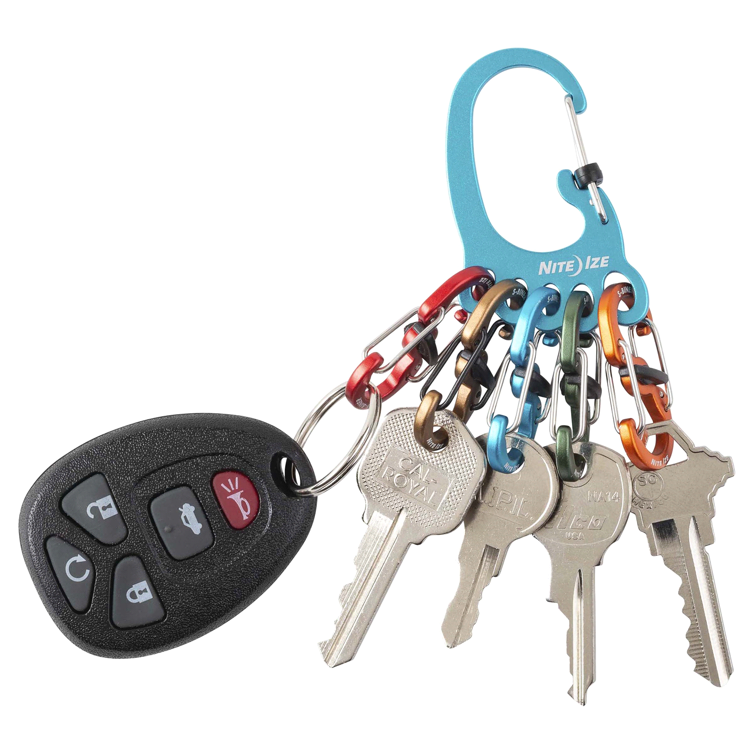 slide 5 of 5, Nite Ize BigFoot Locker KeyRack Aluminum - Assorted, 1 ct