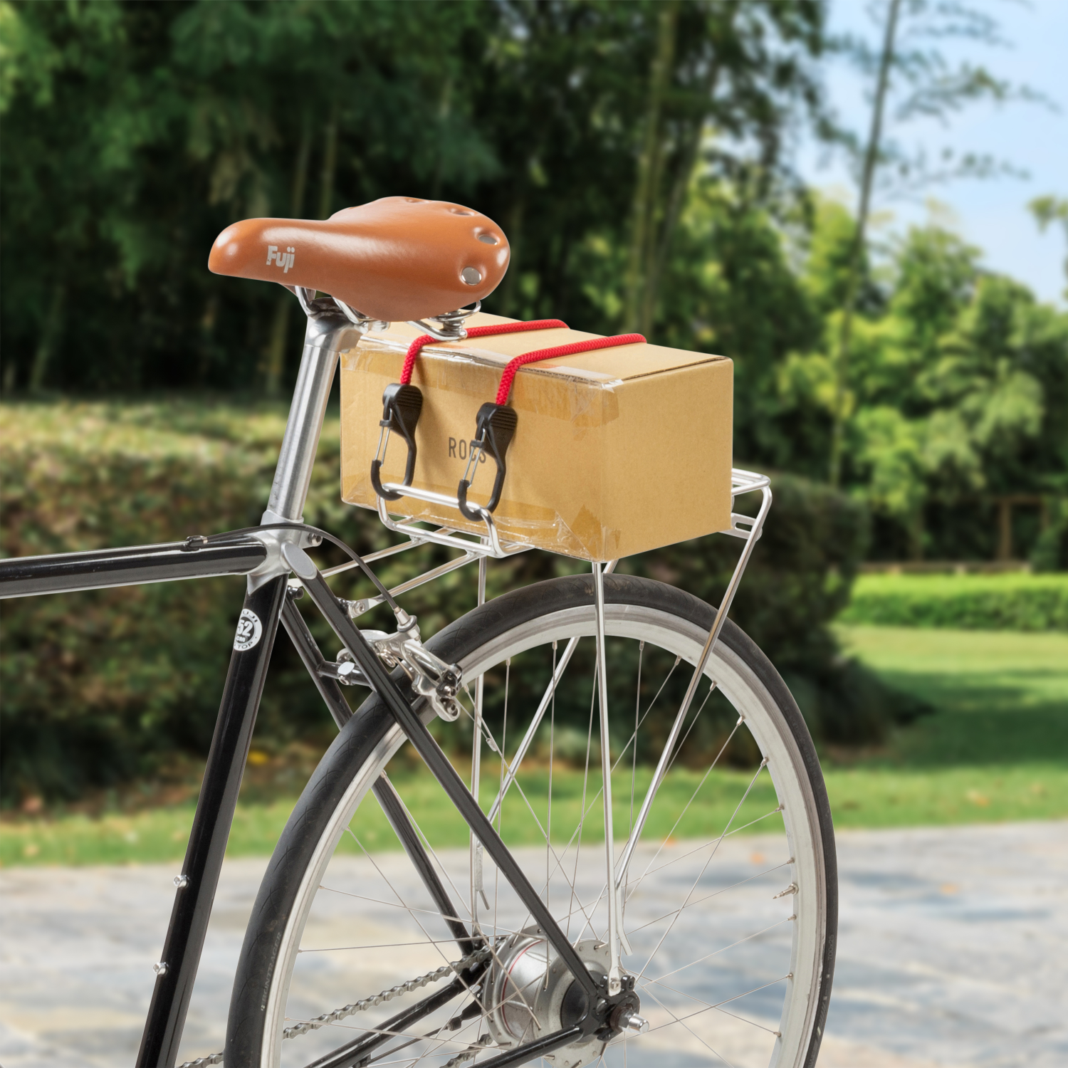 slide 4 of 5, Nite Ize SlideLock Carabiner Bungee - 24 in. - Red, 1 ct