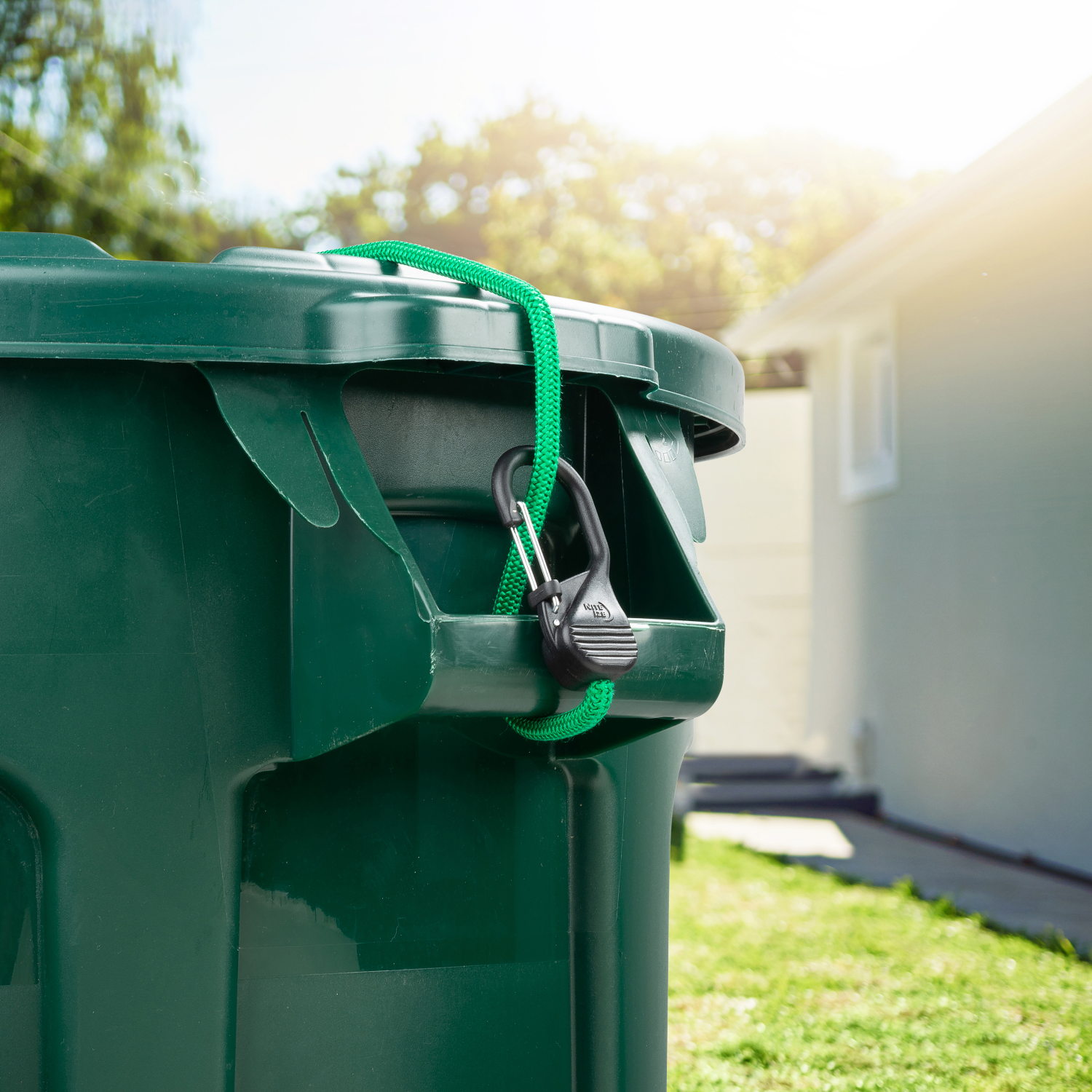 slide 4 of 5, Nite Ize SlideLock Carabiner Bungee - 48 in. - Green, 1 ct