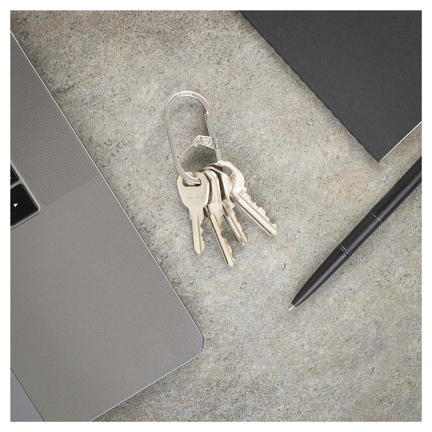 slide 4 of 5, Nite Ize G-Series Stainless Steel No. 2 Dual Chamber Carabiner 1 ea, 1 ct