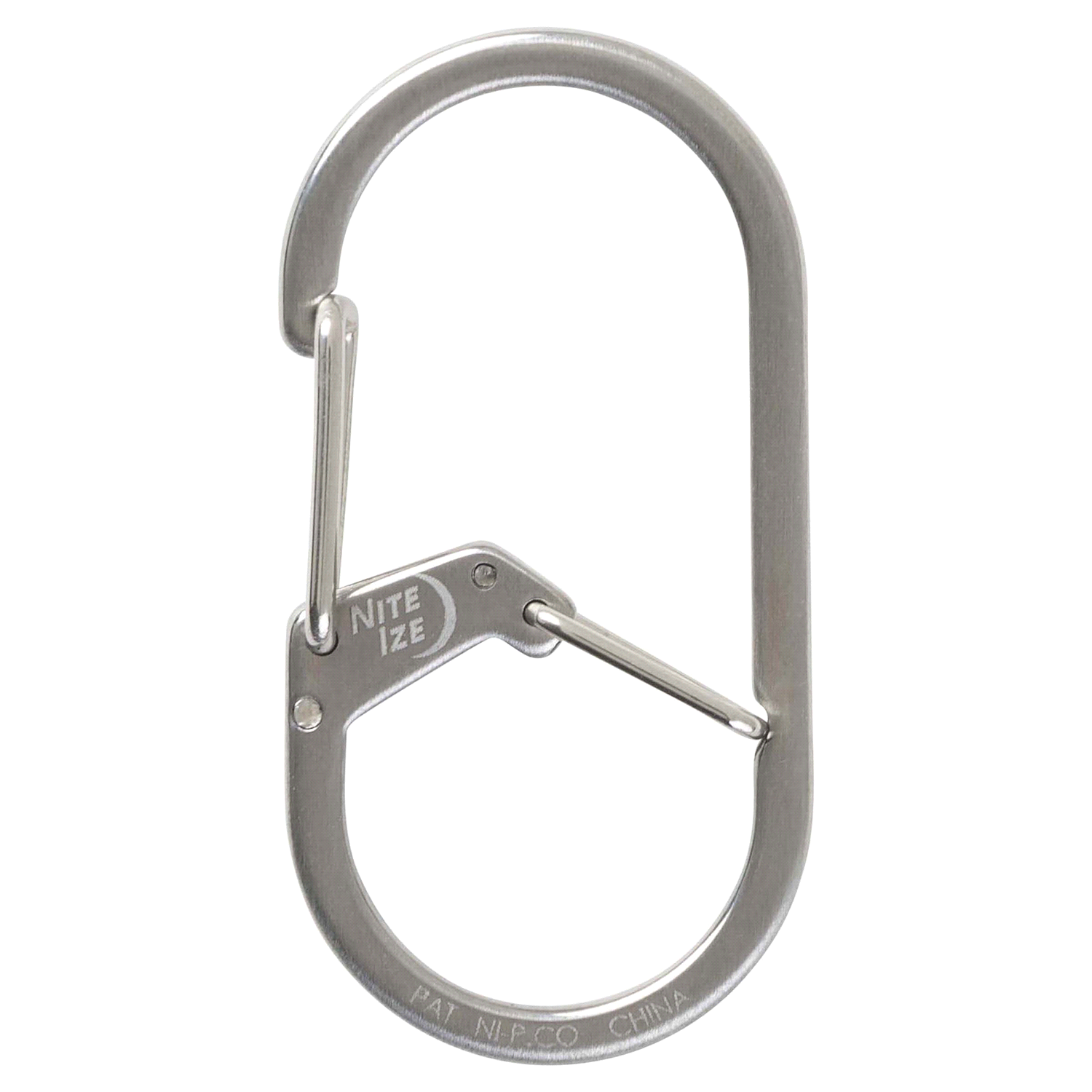 slide 5 of 5, Nite Ize G-Series Stainless Steel No. 2 Dual Chamber Carabiner 1 ea, 1 ct