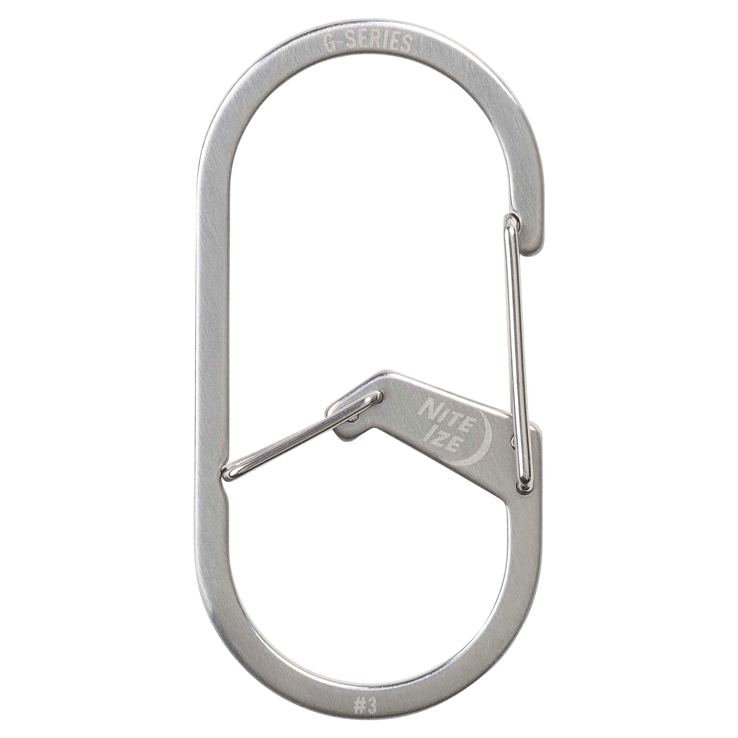 slide 3 of 5, Nite Ize G-Series Stainless Dual Chamber Carabiner 1 ea, 1 ct
