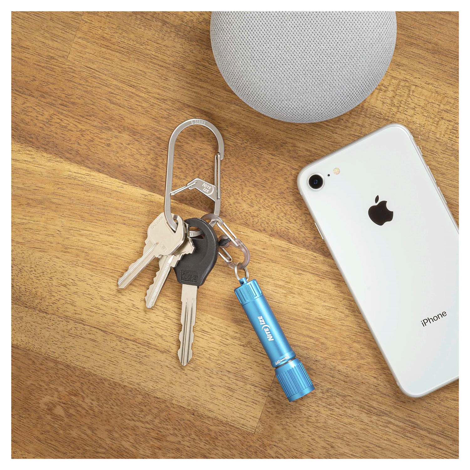 slide 4 of 5, Nite Ize G-Series Stainless Dual Chamber Carabiner 1 ea, 1 ct