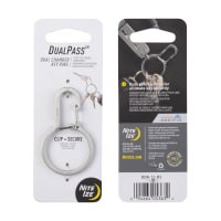 slide 12 of 21, NITE IZE DualPass Dual Chamber Key Ring, 1 ct