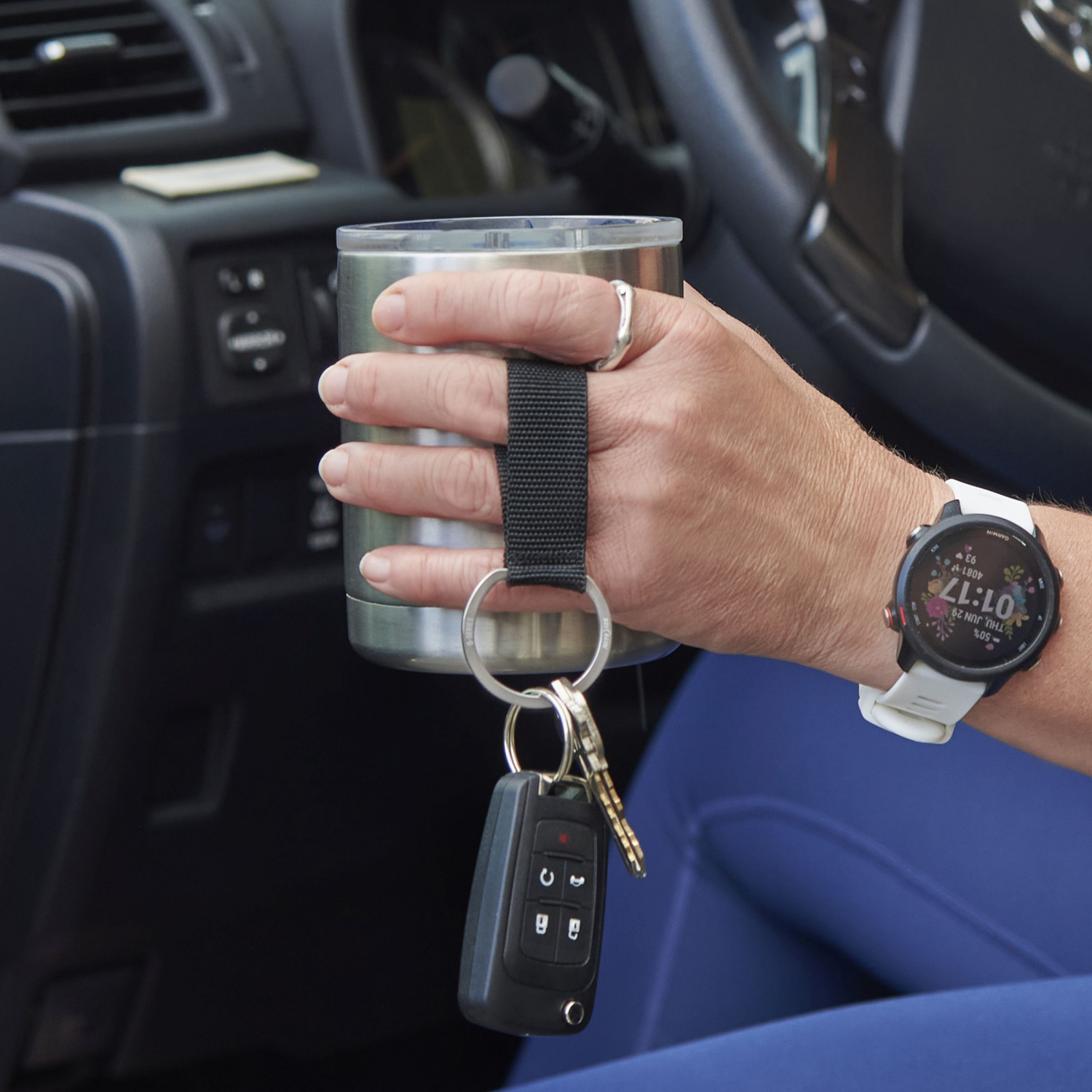 slide 2 of 8, NITE IZE NiteIze O-Series Keychain, 1 ct