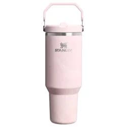 Stanley 40 oz Stainless Steel Ice Flow Flip Straw Tumbler Pink Amethyst Calacatta