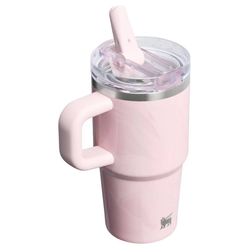 slide 2 of 4, Stanley 20 oz Stainless Steel Quencher Pro Tour Tumbler Pink Amethyst Calacatta, 20 oz