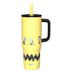 Peanuts 30 fl oz Tumbler with Handle Yellow