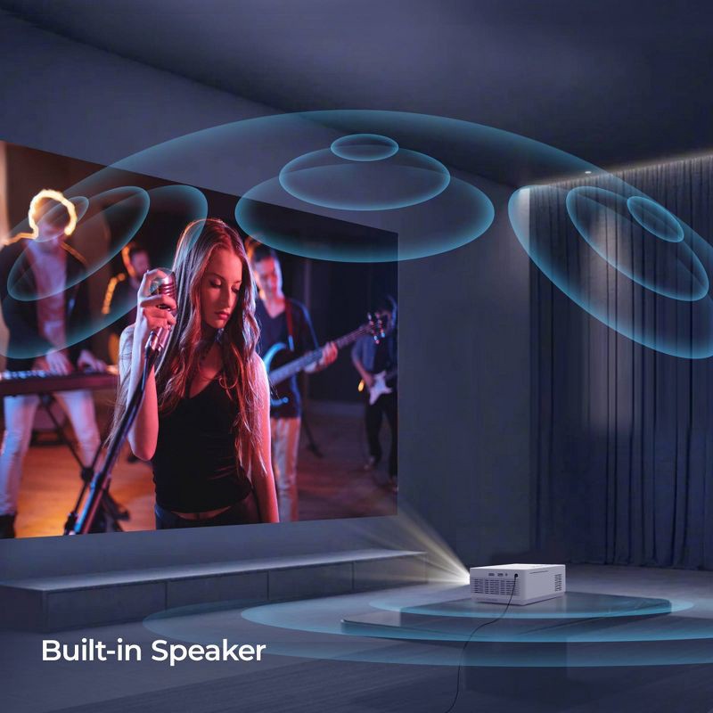 slide 6 of 10, Vankyo Leisure 3W Neo Projector - White, 1 ct