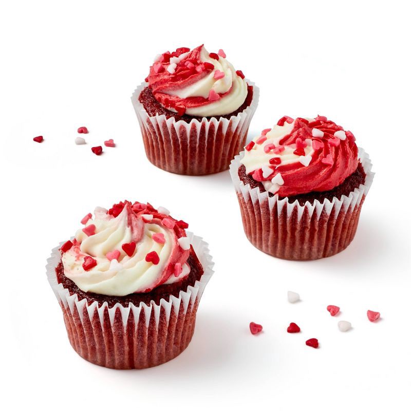 slide 3 of 3, Valentine's Red Velvet Filled Mini Cupcakes - 10oz/12ct- Favorite Day™, 12 ct; 10 oz