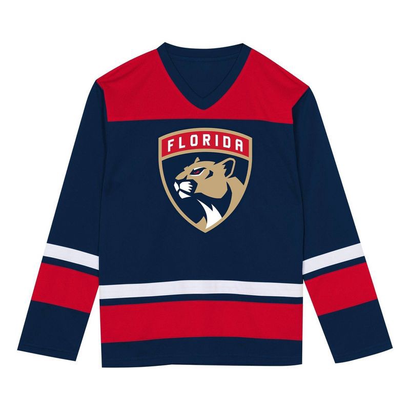 slide 2 of 3, NHL Florida Panthers Boys' Team Jersey - L, 1 ct