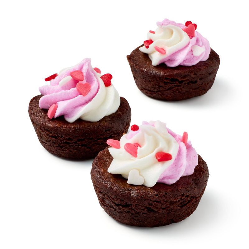 slide 3 of 3, Valentine's Mini Brownie Party Platter - 14oz/16ct - Favorite Day™, 14 oz, 16 ct