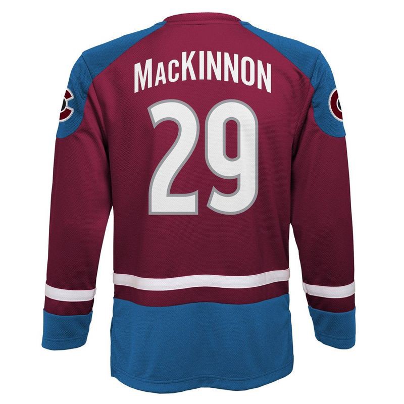 slide 3 of 3, NHL Colorado Avalanche Boys' Nathan MacKinnon Team Jersey - XS, 1 ct