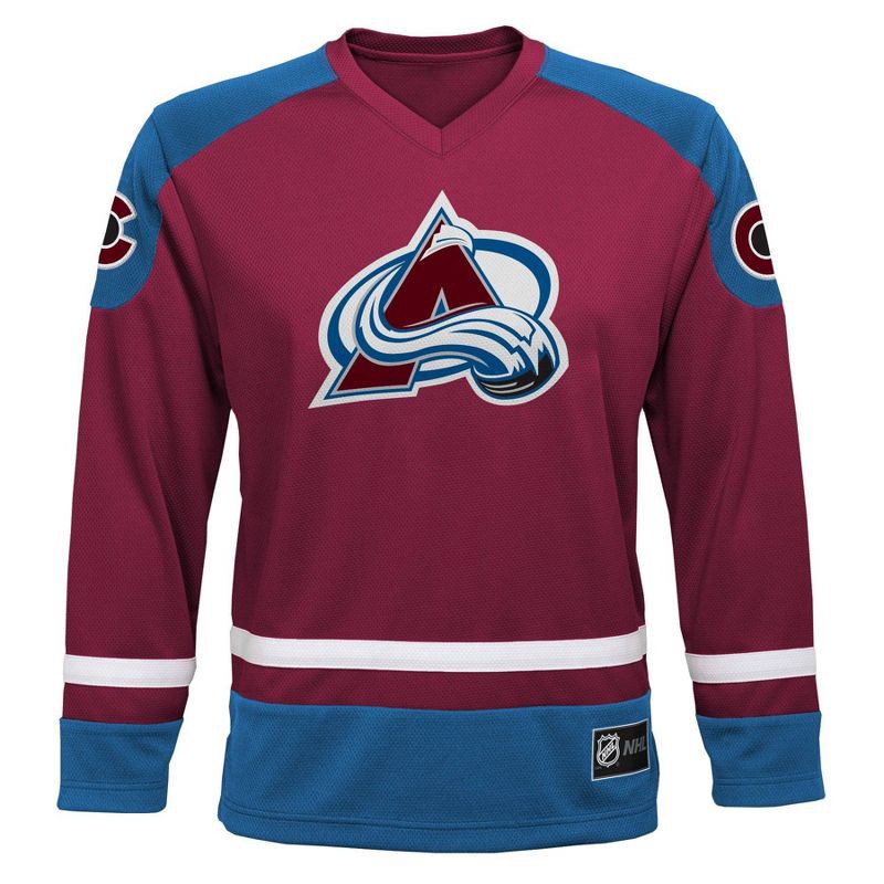 slide 2 of 3, NHL Colorado Avalanche Boys' Nathan MacKinnon Team Jersey - L, 1 ct