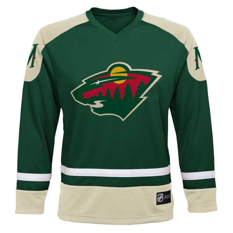 slide 2 of 3, NHL Minnesota Wild Boys' Kirill Kaprizov Team Jersey - XL, 1 ct