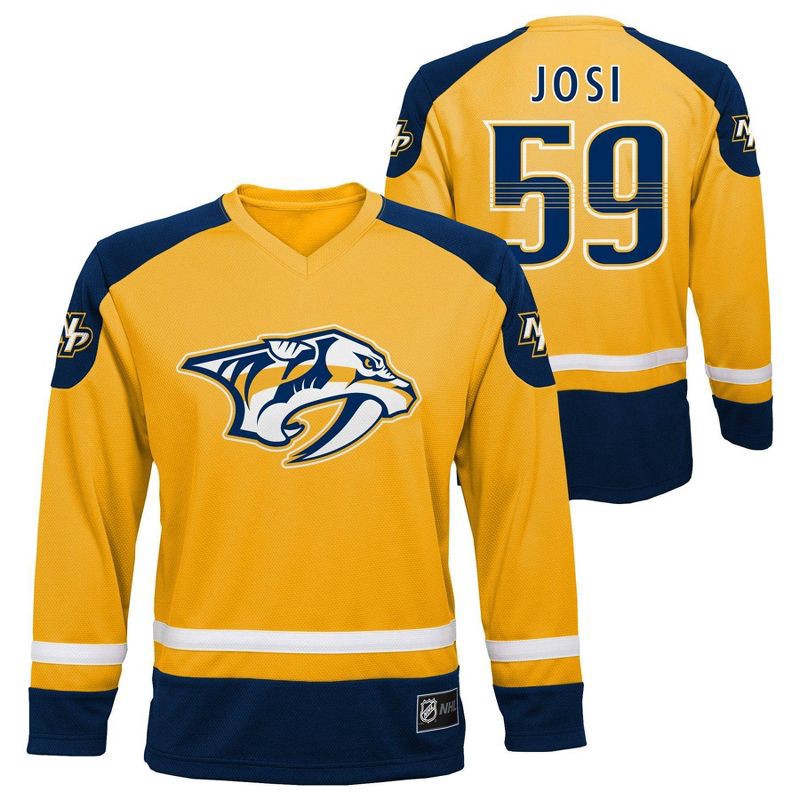 slide 1 of 3, NHL Nashville Predators Boys' Roman Josi Team Jersey - M, 1 ct