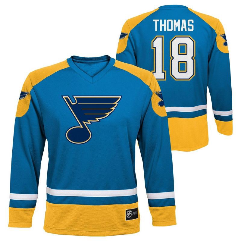 slide 1 of 3, NHL St. Louis Blues Boys' Robert Thomas Team Jersey - M, 1 ct
