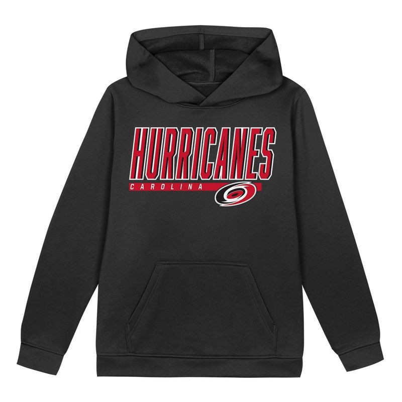 slide 2 of 3, NHL Carolina Hurricanes Boys' Poly Fleece Hooded Sweatshirt - XS, 1 ct