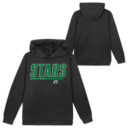NHL Dallas Stars Boys' Poly Fleece Hooded Sweatshirt - M