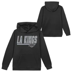 NHL Los Angeles Kings Boys' Poly Fleece Hooded Sweatshirt - L