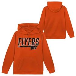 NHL Philadelphia Flyers Boys' Poly Fleece Hooded Sweatshirt - L