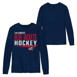 NHL Columbus Blue Jackets Boys' Long Sleeve T-Shirt - XS