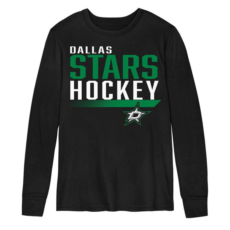 slide 2 of 3, NHL Dallas Stars Boys' Long Sleeve T-Shirt - S, 1 ct