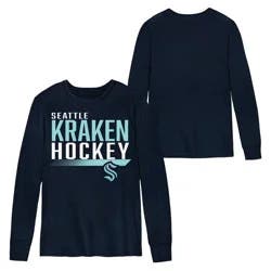 NHL Seattle Kraken Boys' Long Sleeve T-Shirt - XS
